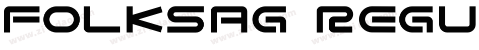folksag Regular字体转换